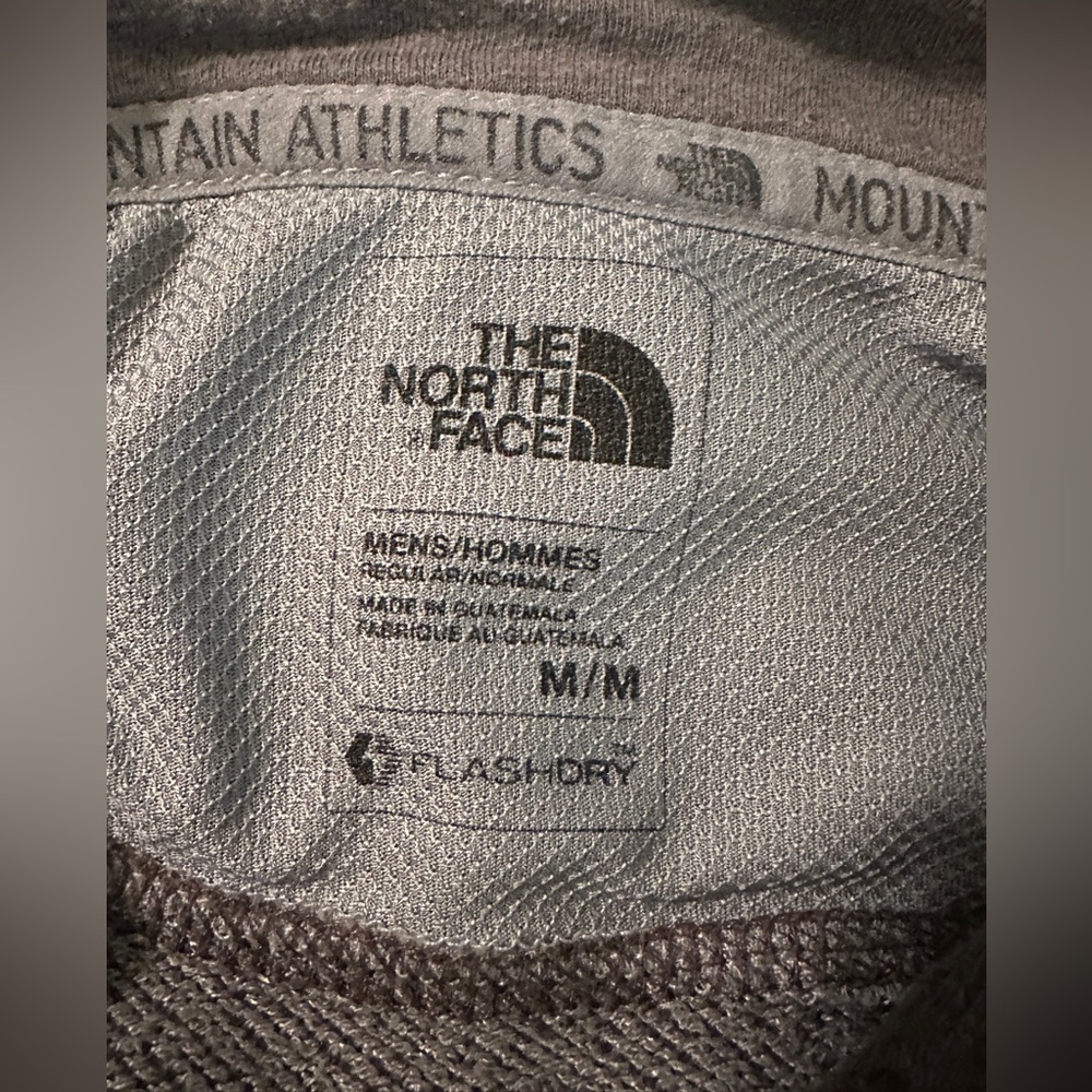 Mens The North Face Hoodie Sweatshirt Black Long Sleeve Cotton Blend Size Medium - Picture 3 of 5
